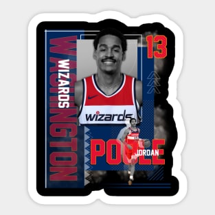 Washington Wizards Jordan Poole 13 Sticker